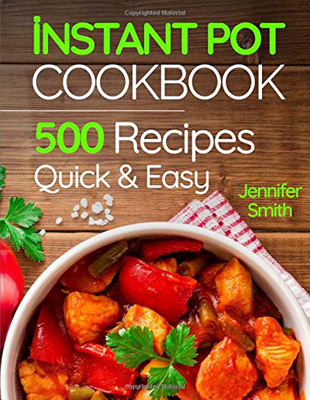 Image of the cover of an Instant Pot cookbook.
